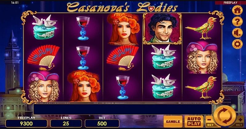 Play in Casanova’s Ladies Slot Online from Amatic for free now | www.kirkshelmerdine.com