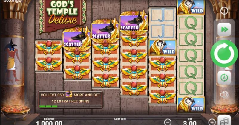 Play in God's Temple Deluxe slot online from Booongo for free now | www.kirkshelmerdine.com